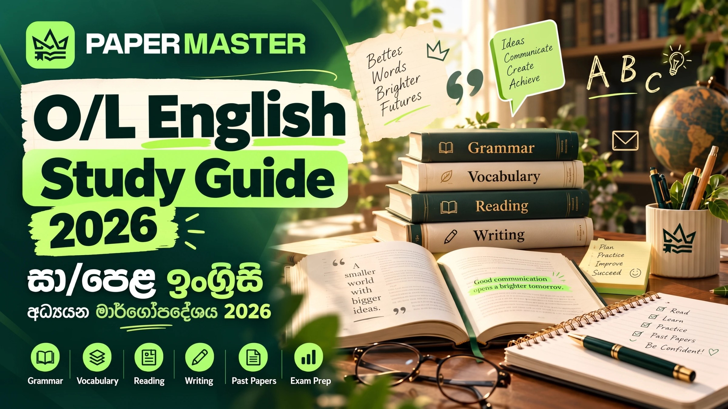 O/L English Study Guide 2026 – Complete Revision Guide