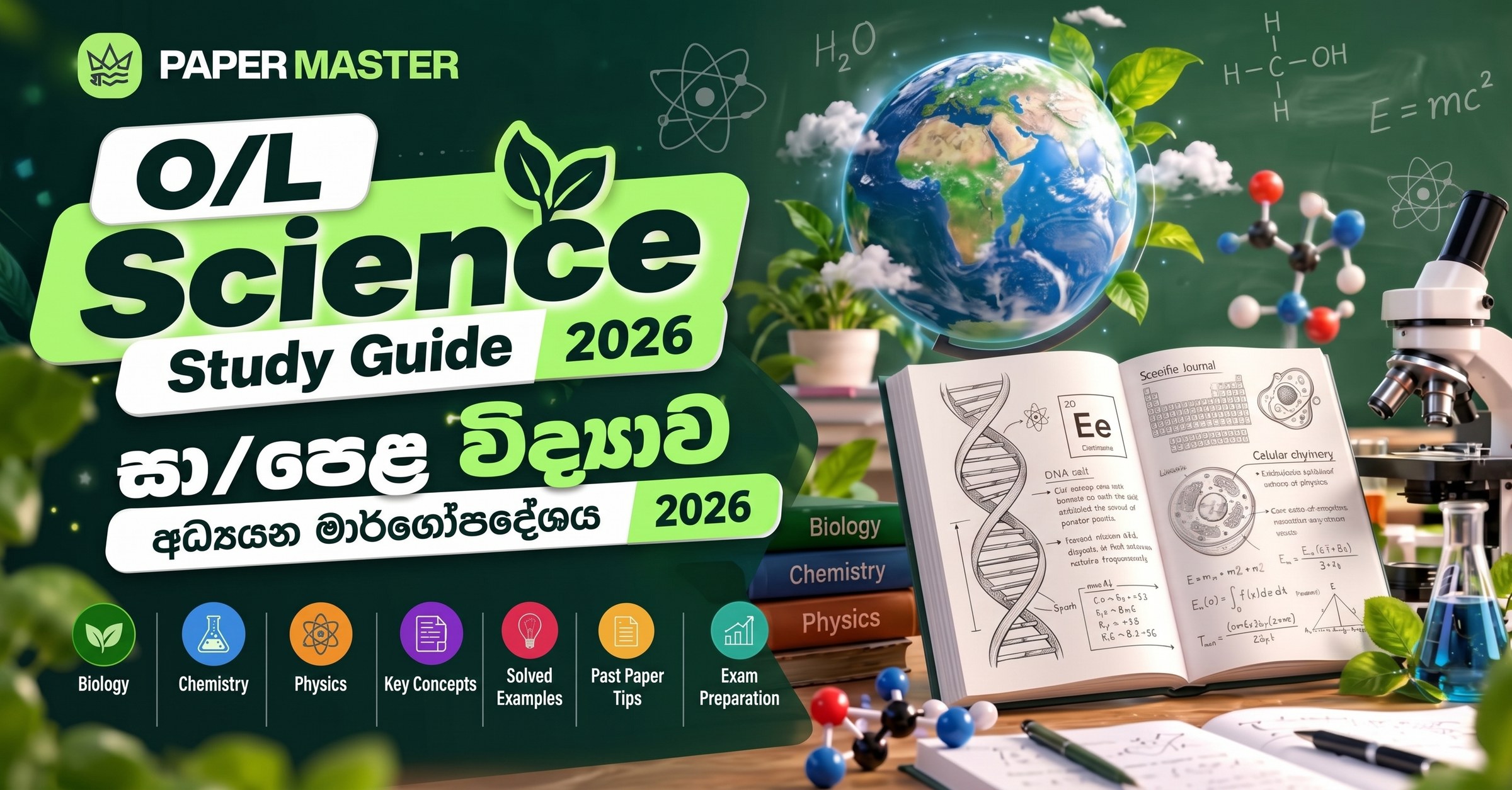 O/L Science Study Guide 2026 – Complete Revision Guide